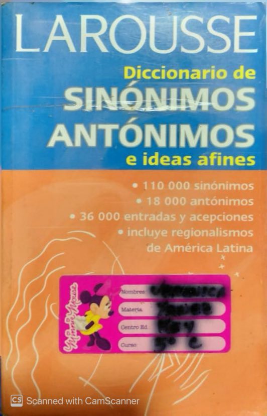 Larousse diccionario de sinónimos, antónimos e ideas afines