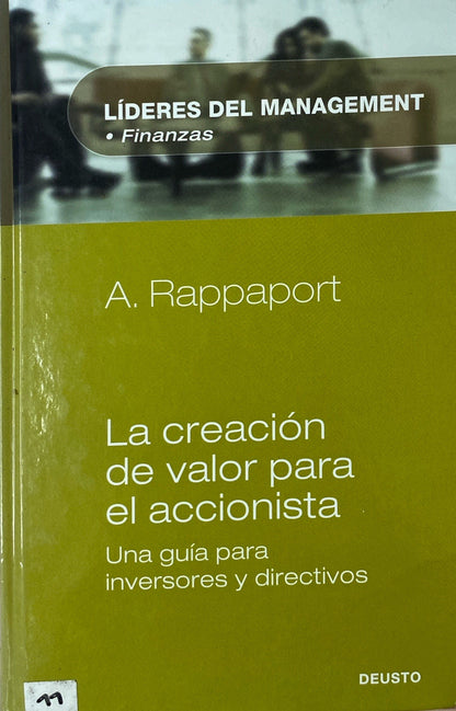 Líderes del management La creación del valor para el accionista