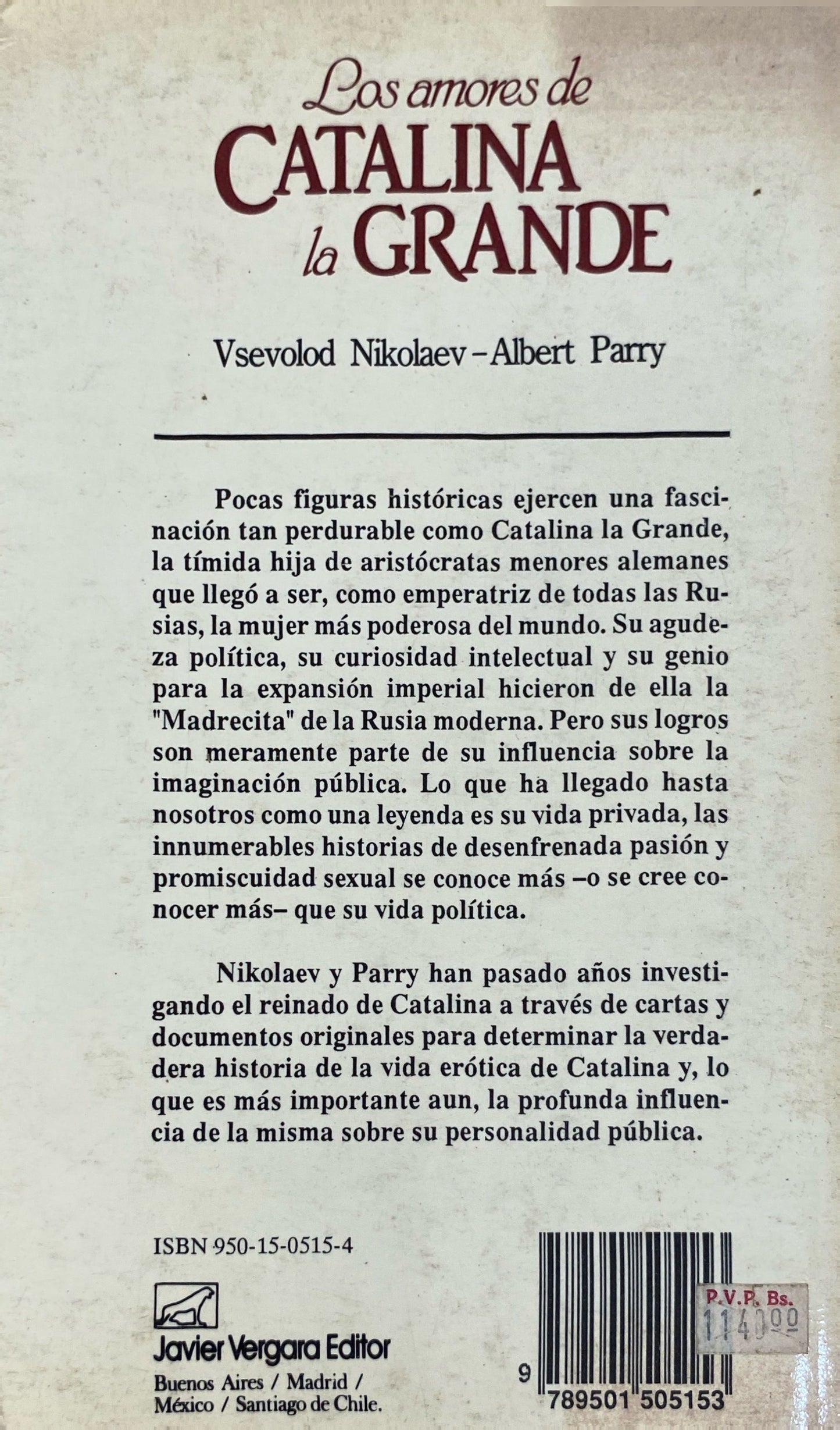 Los amores de catalina la grande | Vsevolod Nikolaev