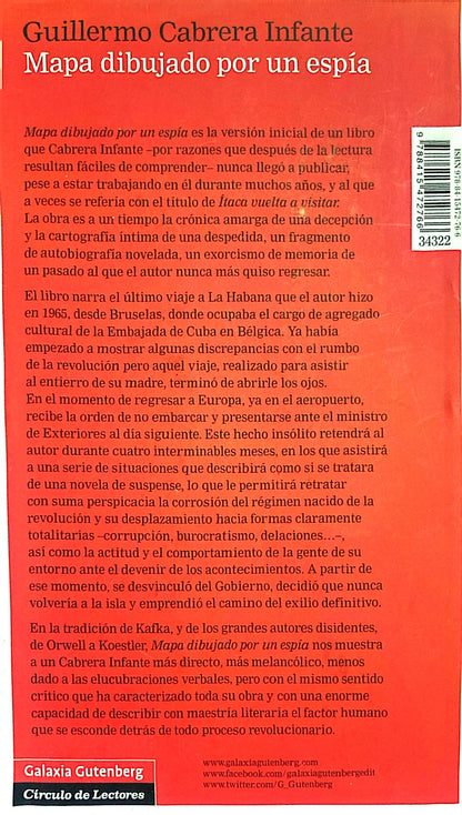 Mapa dibujado por un espía | Guillermo Cabrera Infante