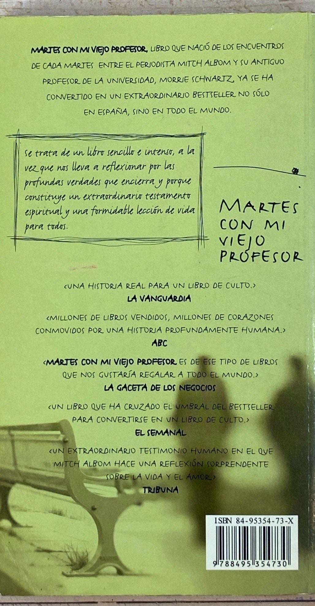 Martes con mi viejo profesor | Mitch Albom