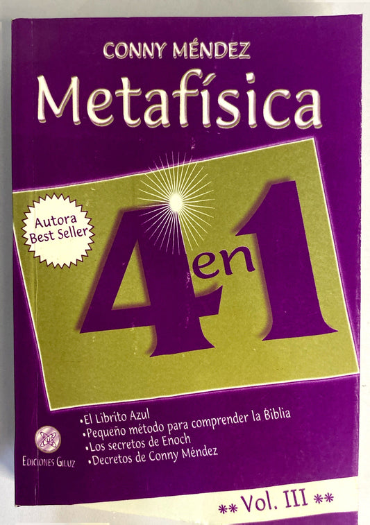 Metafisica 4 en 1  Vol III | Conny Mendez