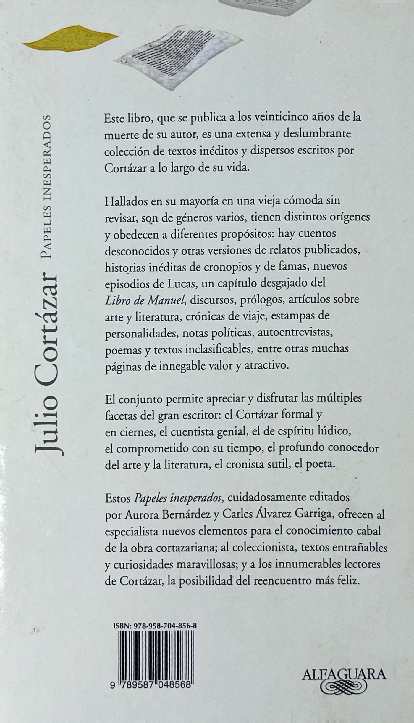 Papeles inesperados | Julio Cortázar