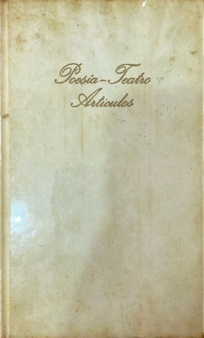 Poesía | Federico García Lorca
