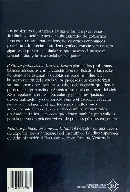 Políticas públicas en América Latina | Janet Kelly