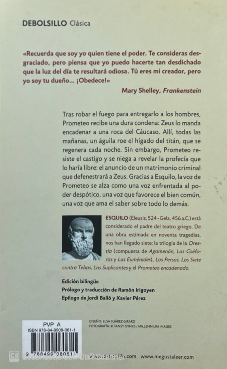 Prometeo encadenado | Esquilo