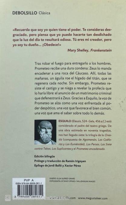Prometeo encadenado | Esquilo
