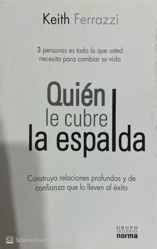 Quién le cubre la espalda | Kaith Ferrazzi