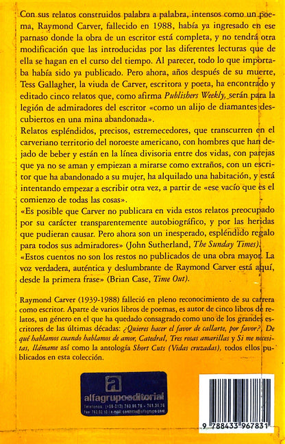 Si me necesitas, llámame | Raymond Carver