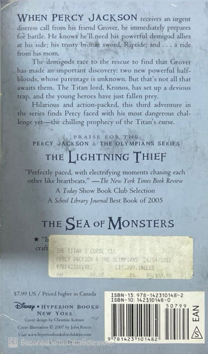 The Titan´s curse | Rick Riordan