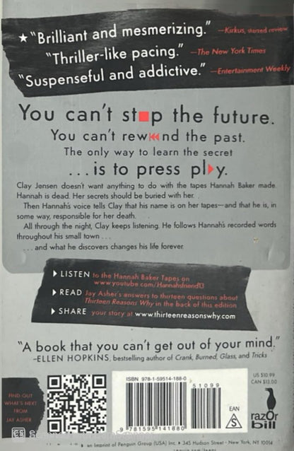 Thirteen reasons why | Jay Asher