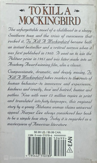 To kill a mockingbird | Harper Lee