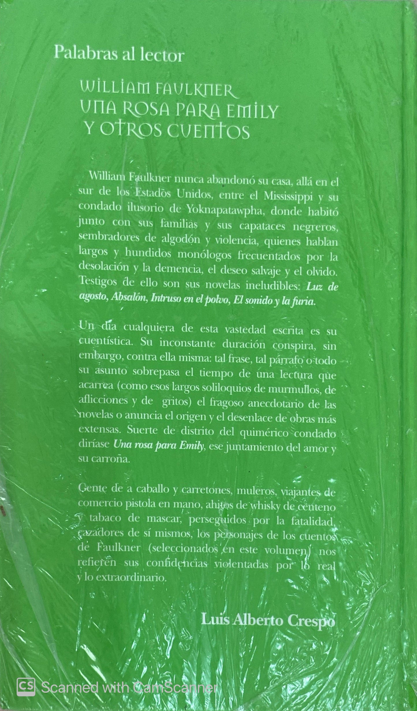 Una rosa para Emily y otros cuentos | Wiliam Faulkner