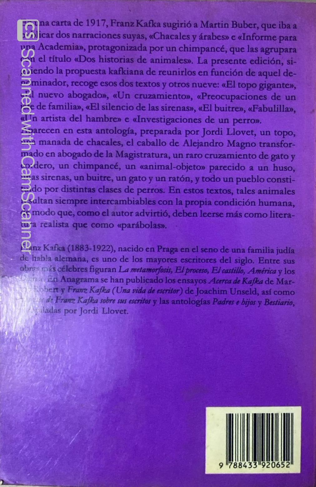 Bestiario | Franz Kafka