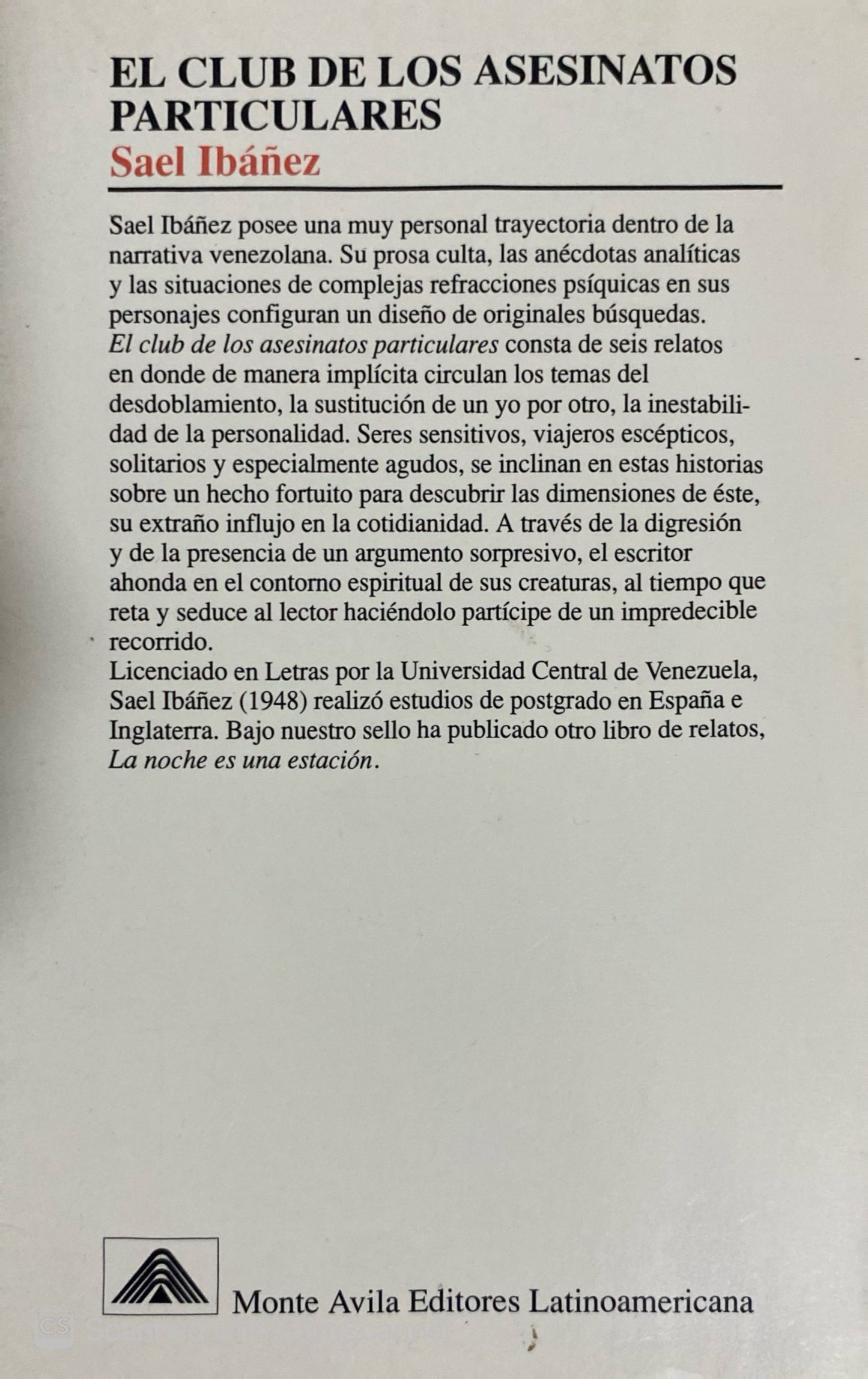 El club de los asesinatos particulares | Sael Ibañez
