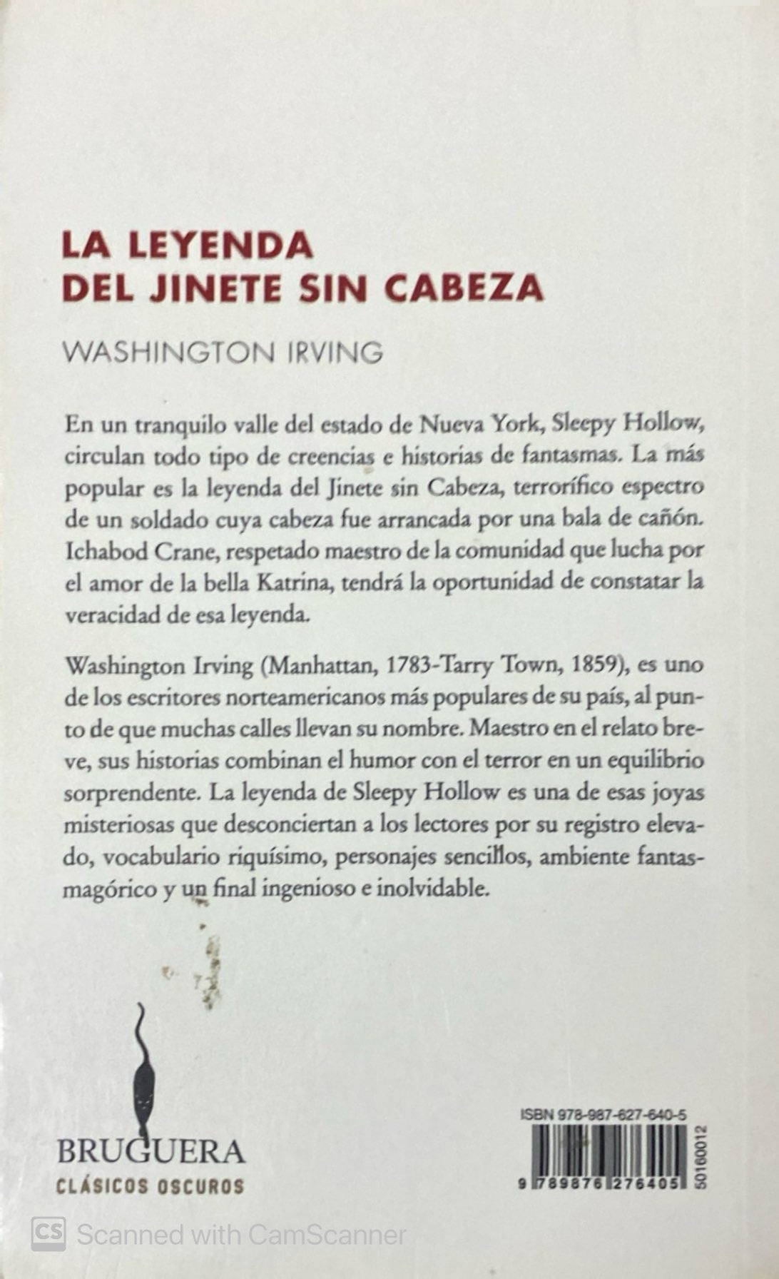 La leyenda del jinete sin cabeza  | Washington Irving