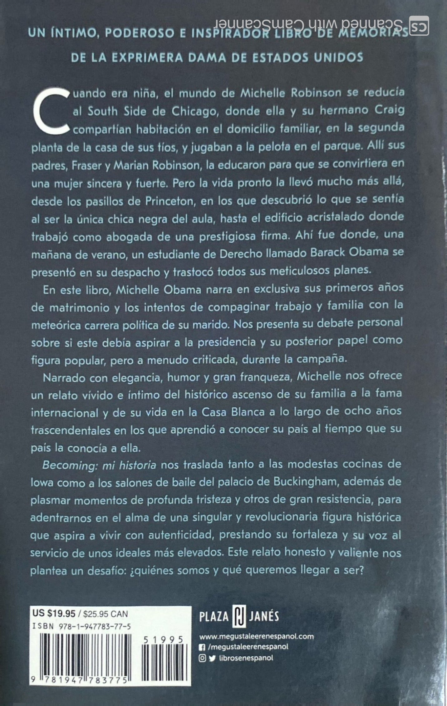 Becoming, mi historia | Michelle Obama