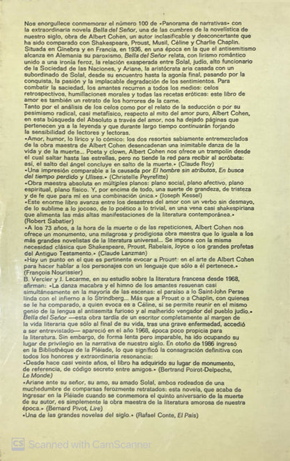 Bella del Señor | Albert Cohen