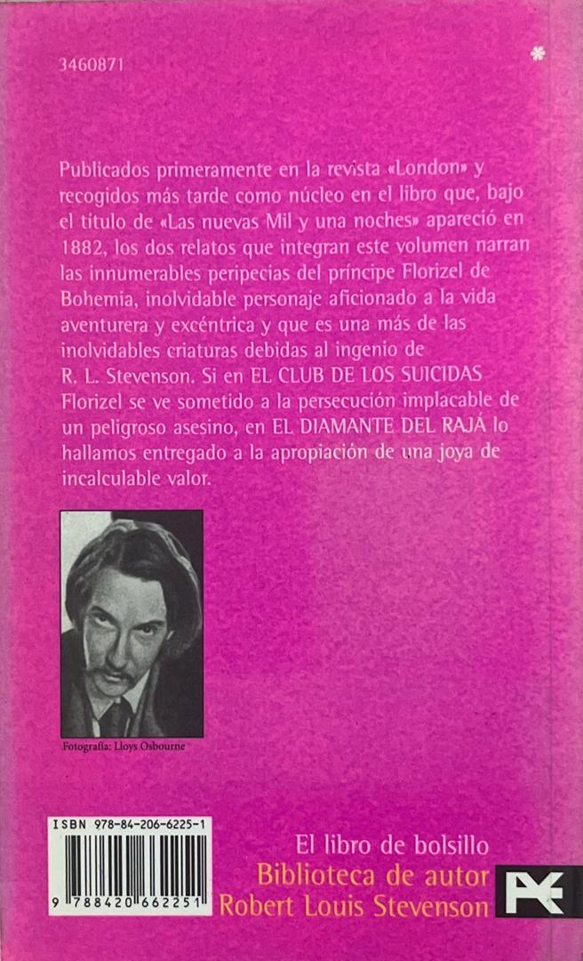 El club de los suicidas-El diamante del Rajá | Robert Louis Stevenson