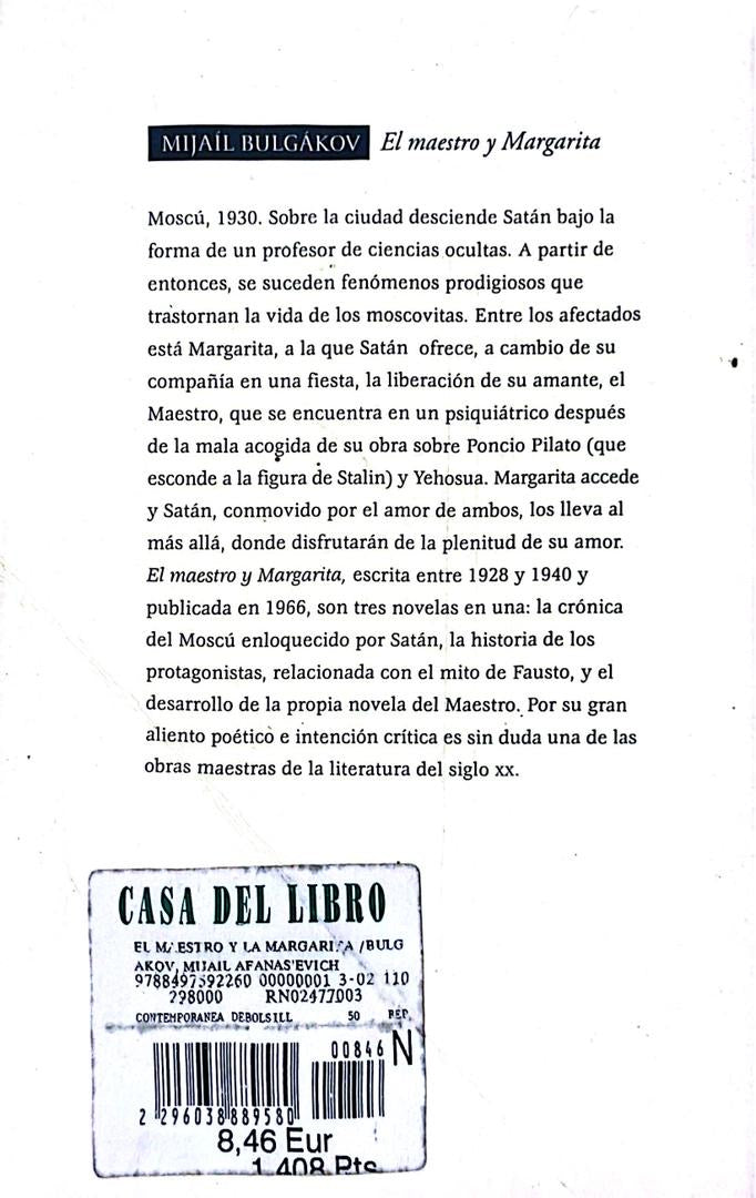 El maestro y Margarita | Mijaíl Bulgákov
