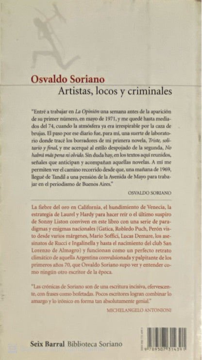 Artistas, locos y criminales | Osvaldo Soriano