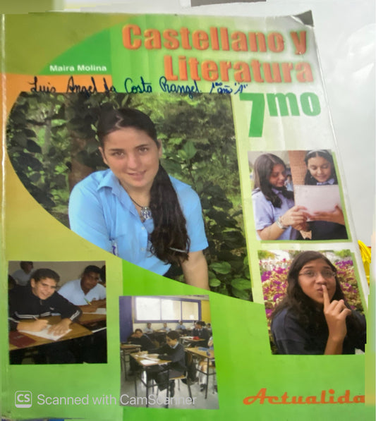 Castellano y Literatura 7mo | Maira Molina Editorial Actualidad