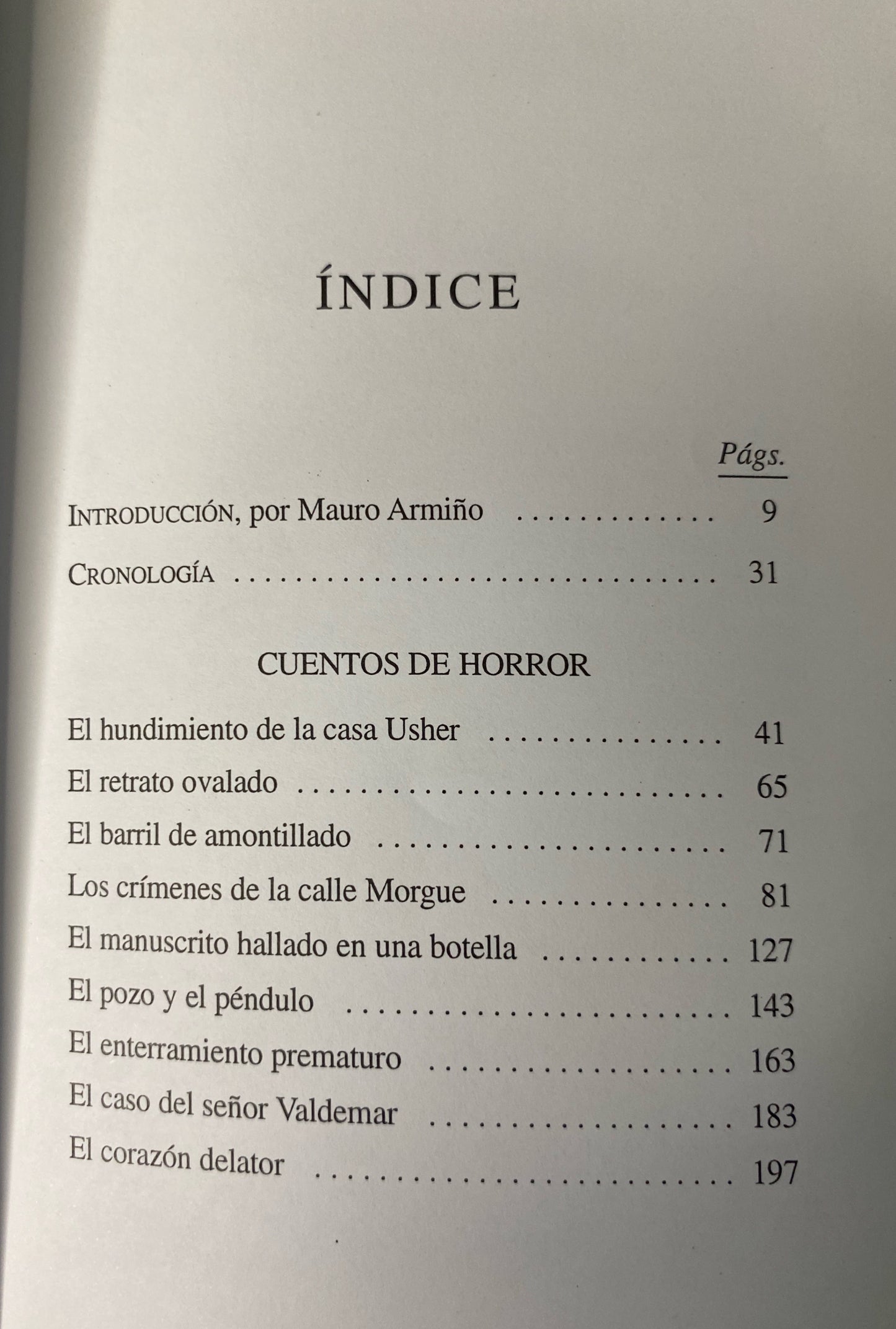 Cuentos de horror | Edgar Allan Poe