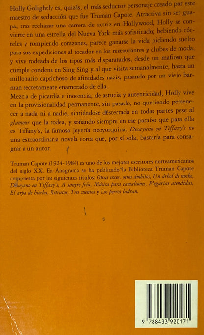 Desayuno en Tiffany's | Truman Capote