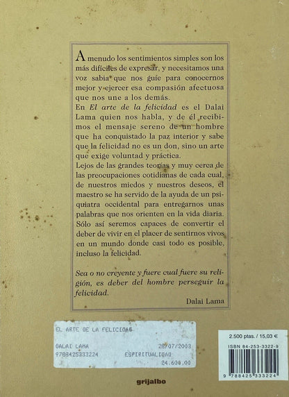 El arte de la felicidad | Dalai Lama