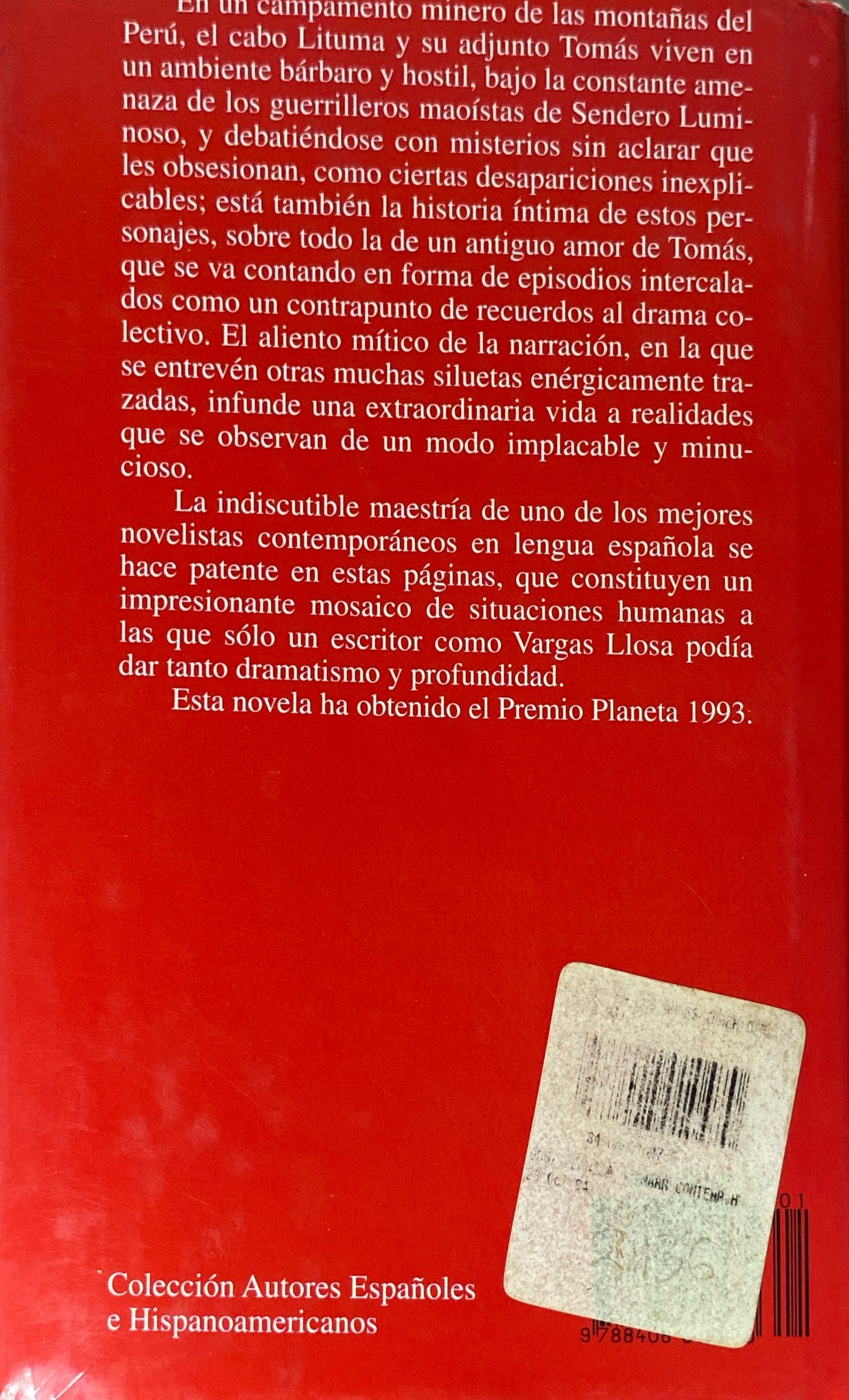 Lituma en los Andes | Mario Vargas Llosa