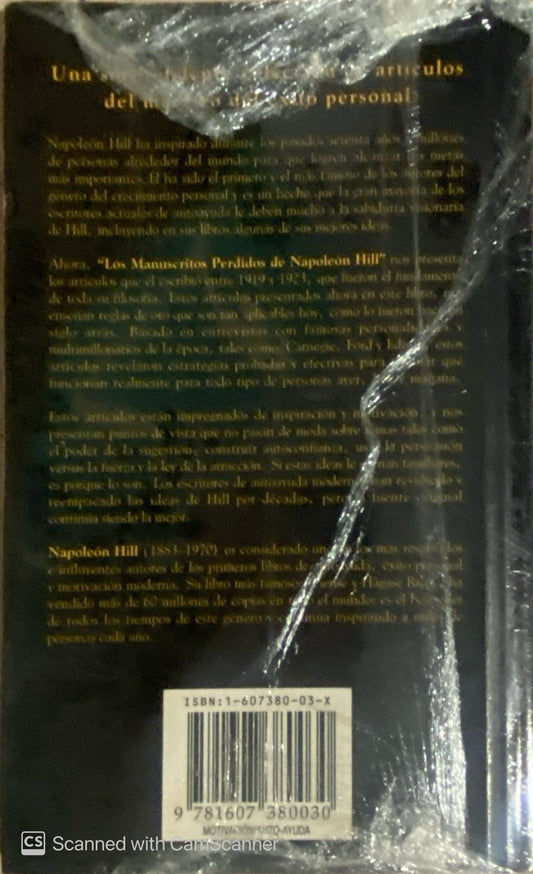 Los manuscritos perdidos de Napoleón Hill | Napoleón Hill