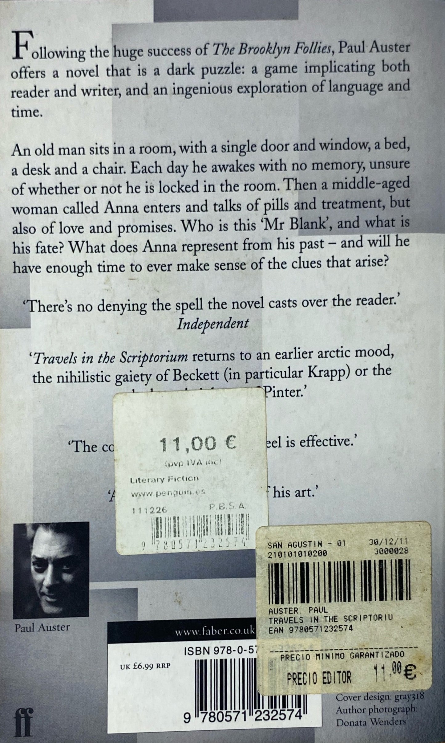 Travels in the Scriptorium | Paul Auster